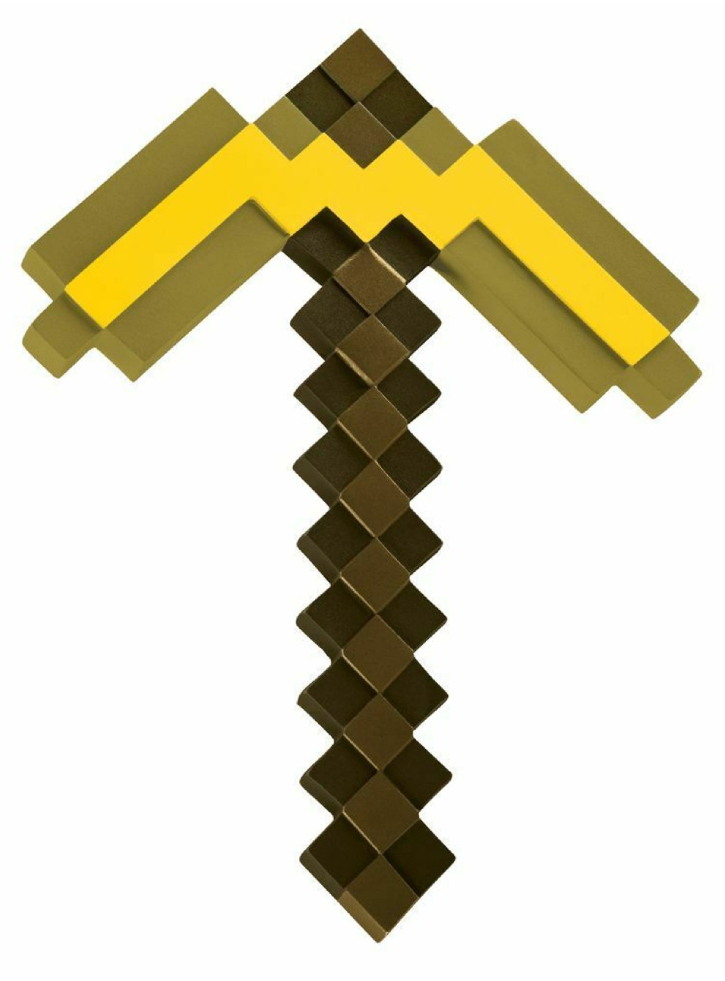 Arma Disguise Minecraft Gold Pickaxe (112299)