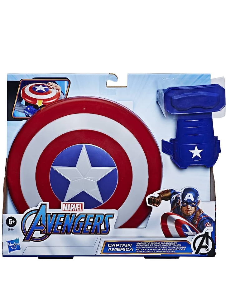 Set Marvel Avengers Cap Magnetic Shield Gauntlet (B9944)