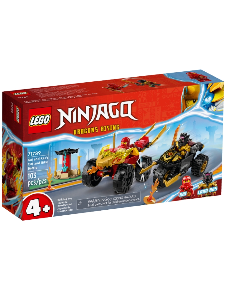 LEGO Ninjago Kai and Ras\'s Car & Bike Battle (71789)