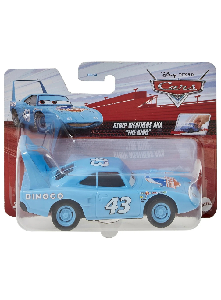 Masina Disney: Cars On the Road Strip Weathers Aka The King 1:43 Pullback (HGL54)