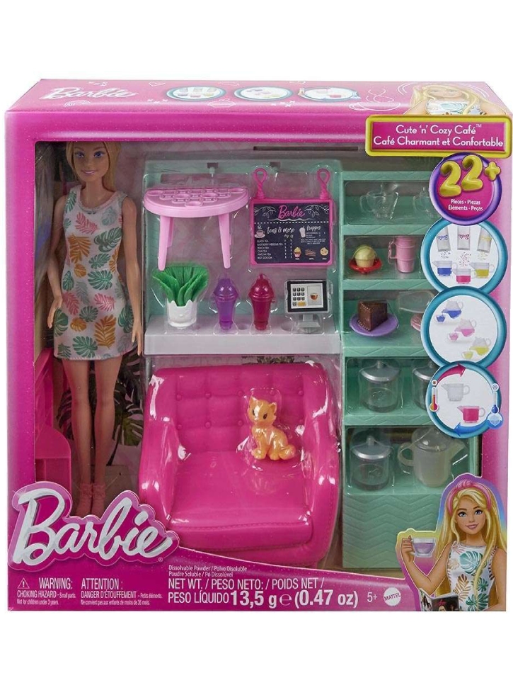 Papusa Barbie Wellness Cute N Cozy Cafe (HKT94)