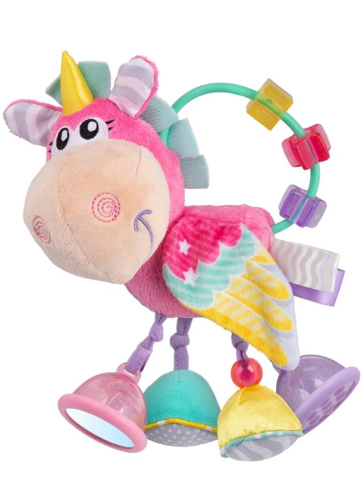 Plus Playgro Unicorn Activity Rattle Pink (10188463)