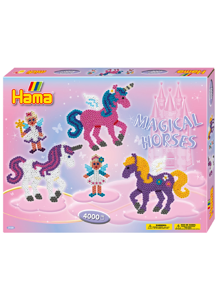 Set Hama Midi Beads Magical Horses (3138)