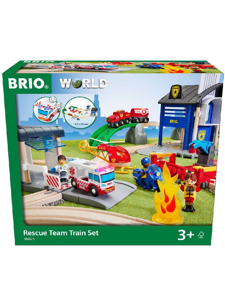 Set BRIO Rescue Team Train (36025)