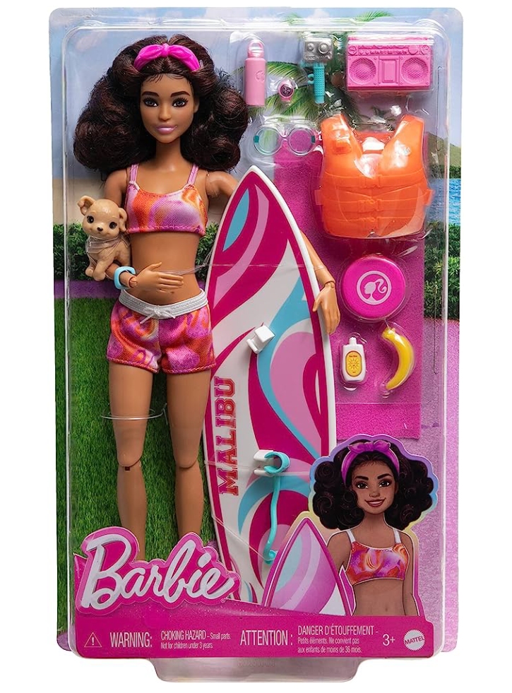 Papusa Barbie Beach with Surfboard (HPL69)