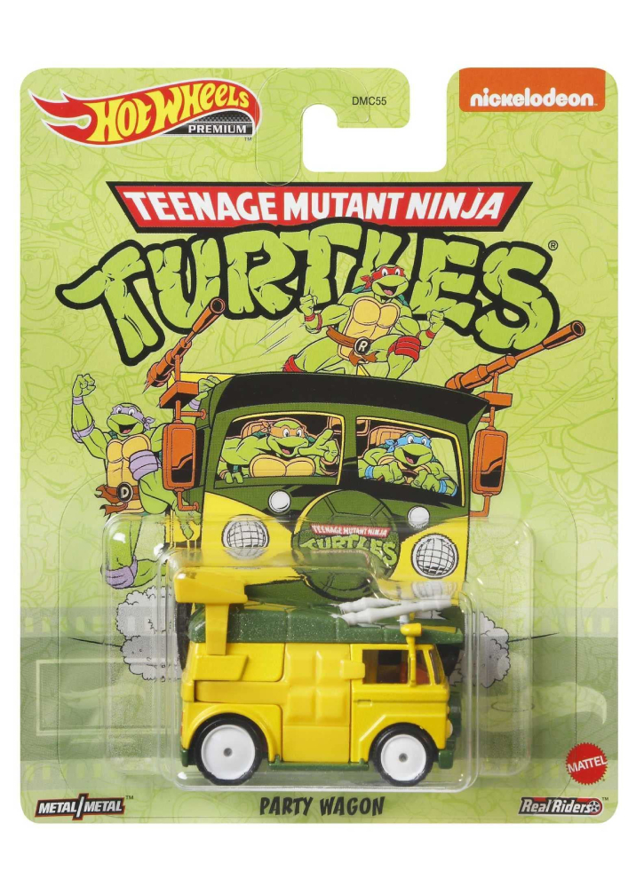 Vehicul Hot Wheels Premium Teenage Mutant Ninja Turtles Party Wagon (GJR50)