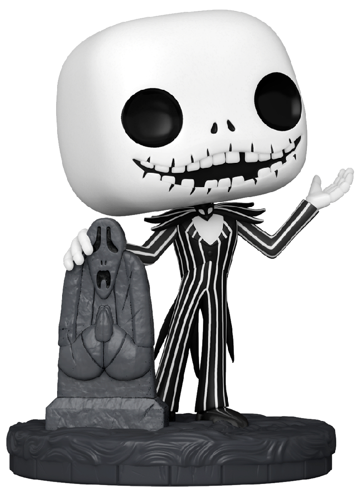 Pop The Nightmare Before Christmas 30th Jack Skellington with Gravestone 10cm