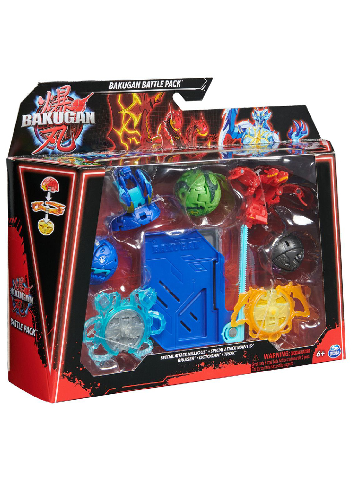 Bakugan Battle Pack Special Attack Nillious/Mantid/Bruiser/Octogan/Trox (20142084)