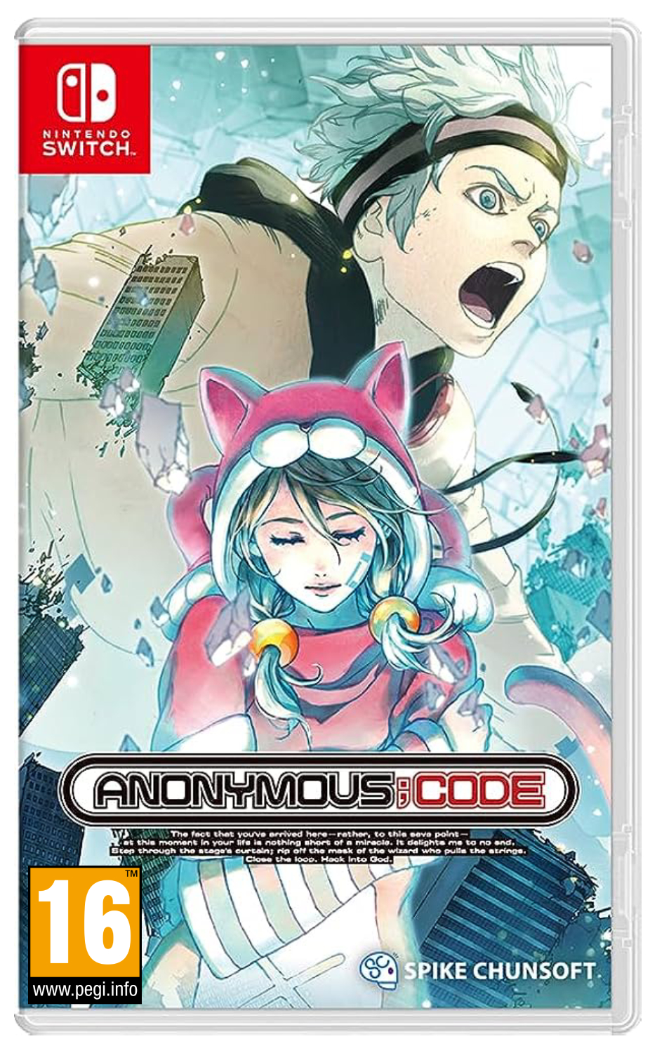 Anonymous Code Steelbook Launch Edition Нинтендо Суич