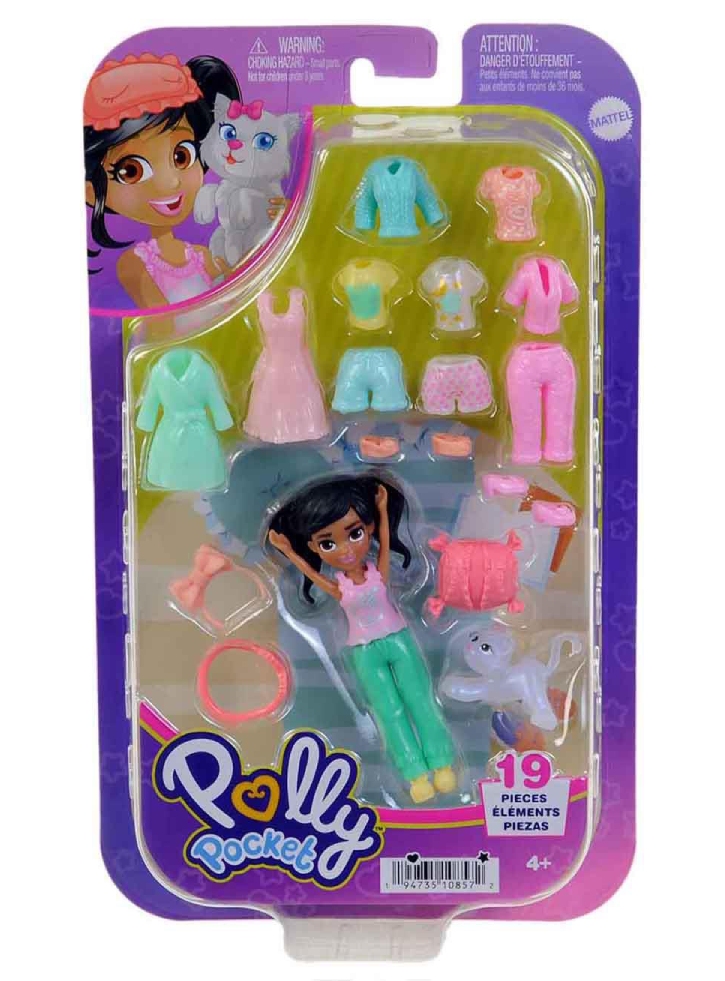 Papusa Polly Pocket Medium Pack Relaxation at Home & Pet (HKV92)