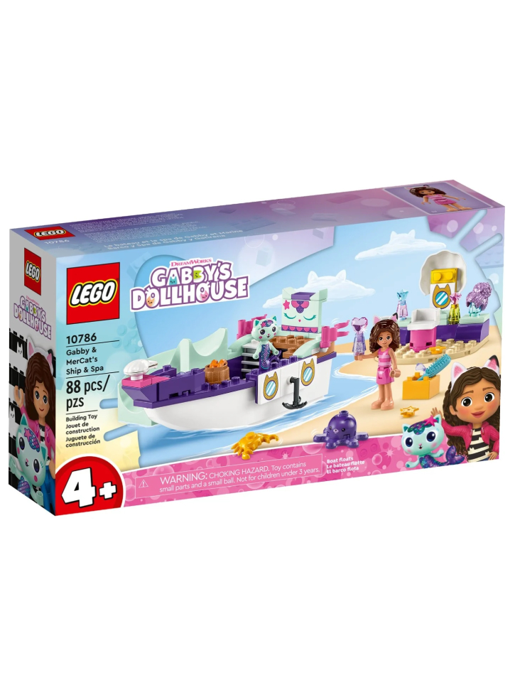 LEGO Gabbys Dollhouse Gabby & MerCat Ship & Spa (10786)