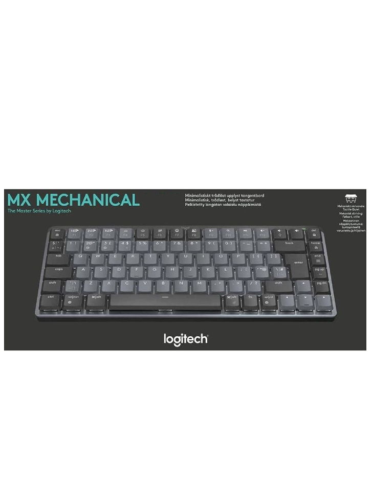 Tastatura Logitech MX Compact Mechanical Wireless Illuminated Nordic