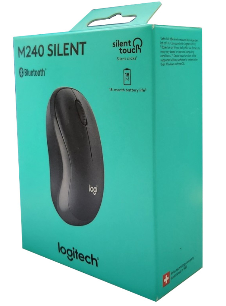 Mouse Logitech M240 Silent Bluetooth Black