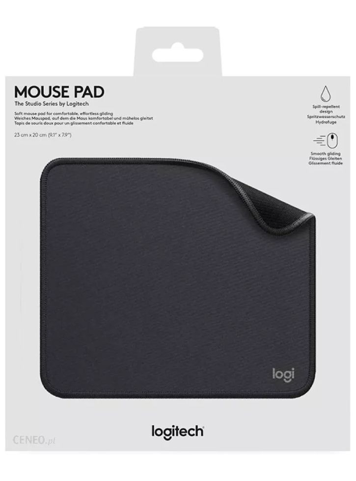 Mouse Pad Logitech Studio Series Graphite Black