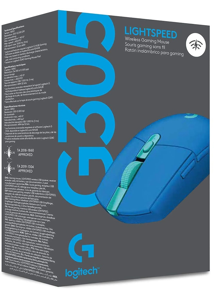 Mouse Logitech G305 Wireless Blue