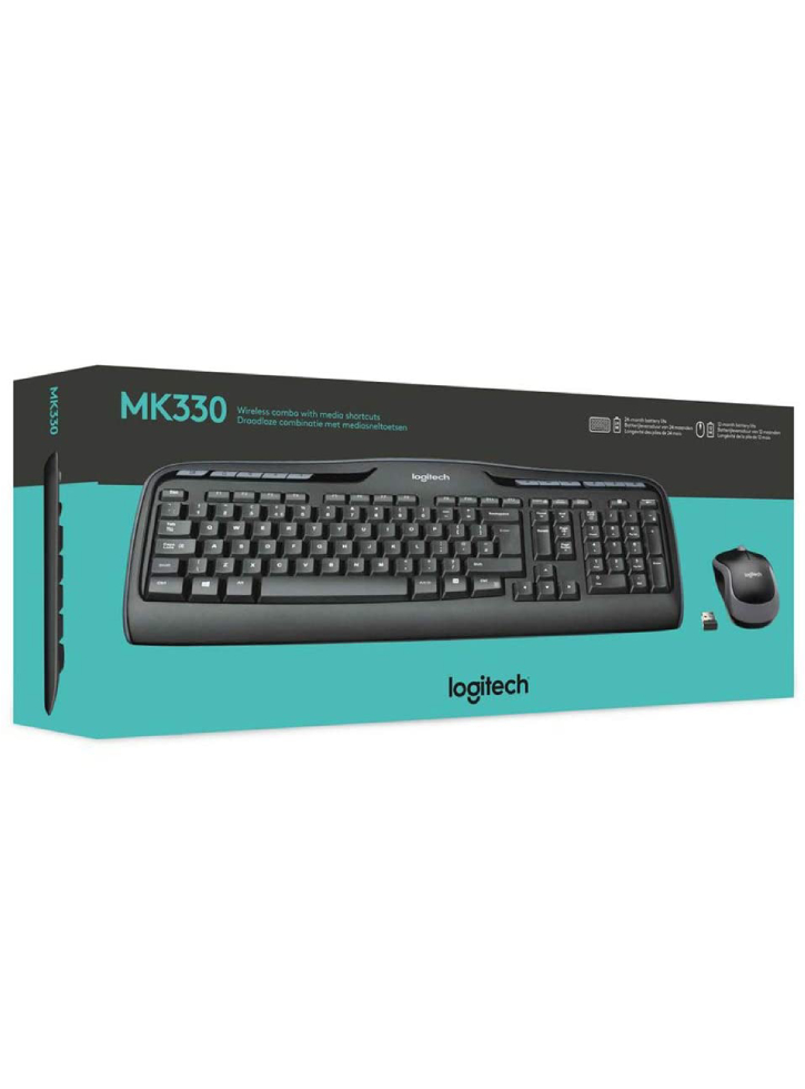 Set Tastaura & Mouse Logitech Wireless Combo MK330