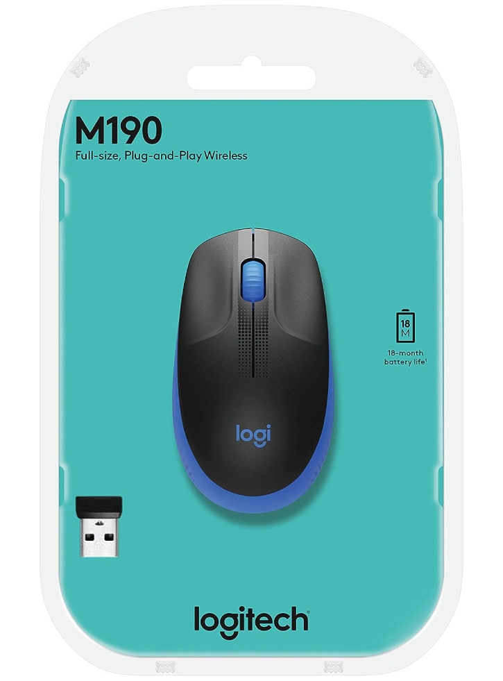 Mouse Logitech M190 Full-size Wireless