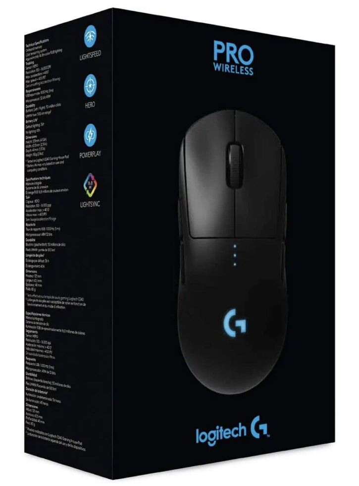 Mouse Logitech G PRO Wireless Black