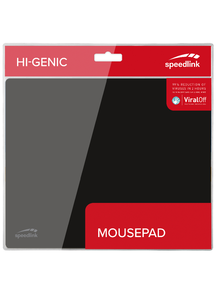 Mousepad Speedlink HI-GENIC Antiviral Black