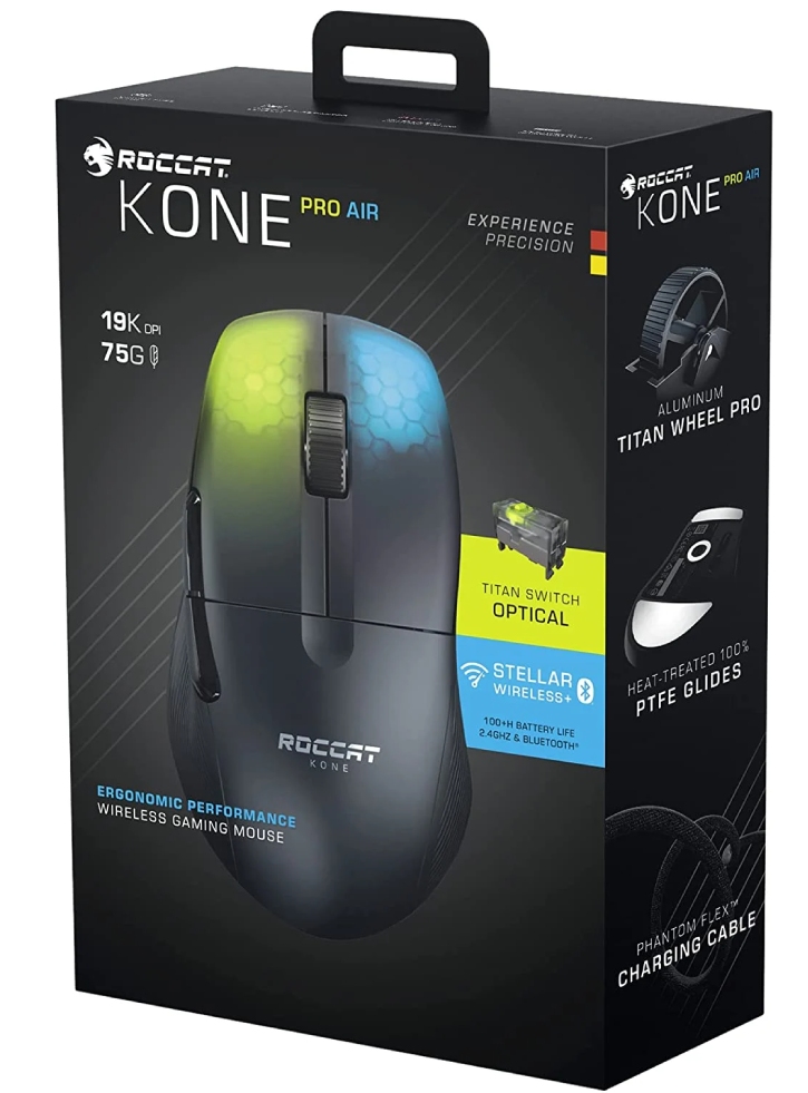 Mouse Roccat Kone Pro Air Wireless Black