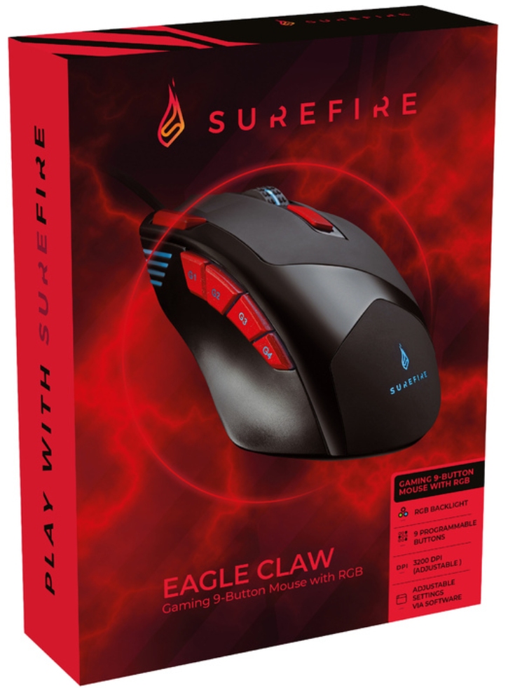 Mouse SUREFIRE Eagle Claw 9-Button RGB