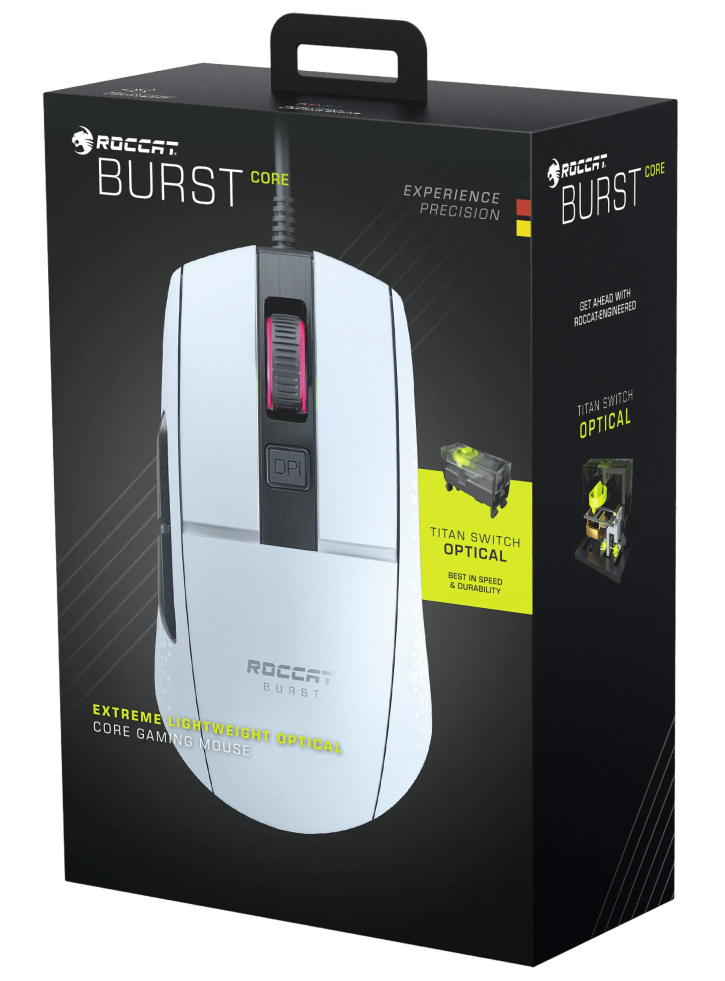 Mouse Roccat Burst Core White