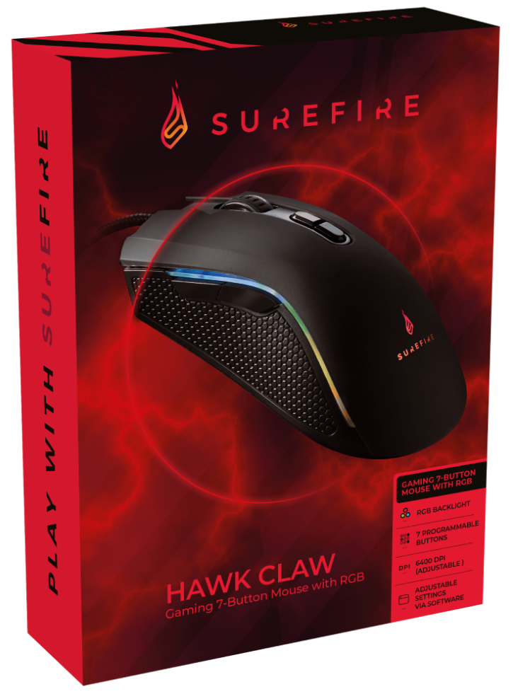 Mouse SUREFIRE Condor Claw 8-Button RGB