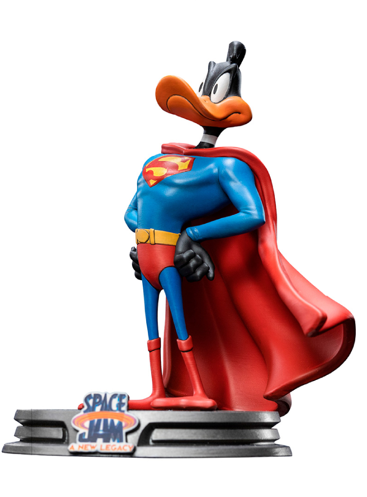 Iron Studios Space Jam A New Legacy Daffy Duck Superman Version 16cm