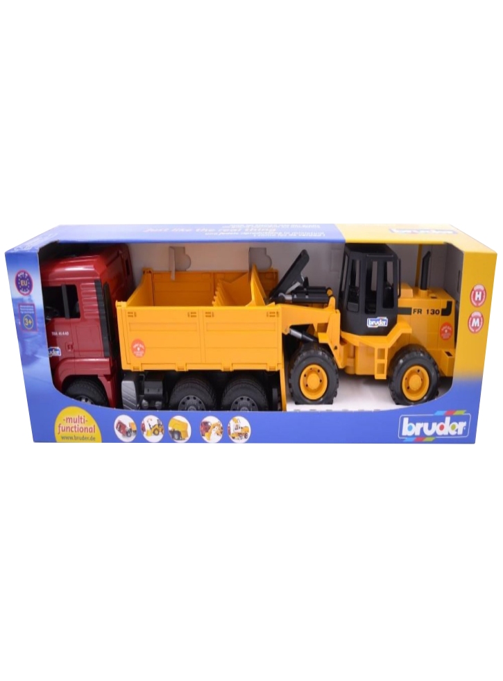 Set Bruder MAN TGA Construction Truck & Articulated Loader (BR2752)