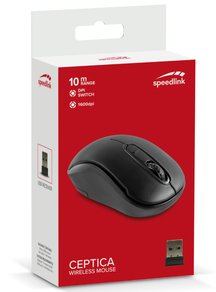 Mouse Speedlink Ceptica Wireless Black