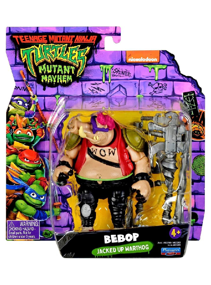Turtles Mutant Mayhem Basic Bebop 12cm