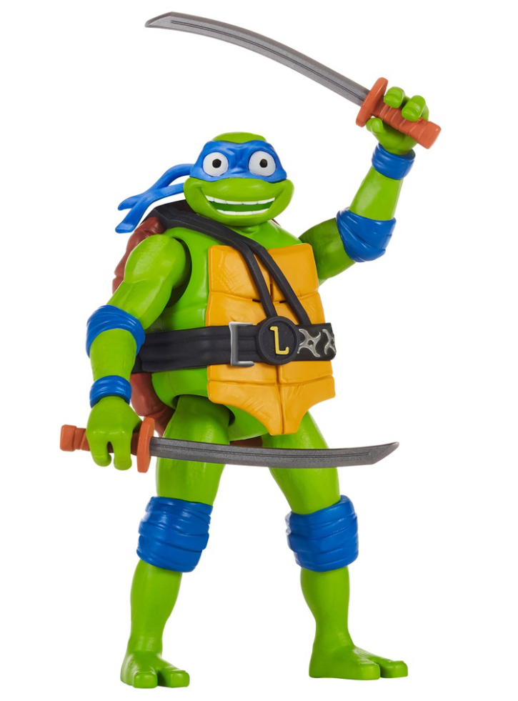 Turtles Mutant Mayhem Power Leonardo 14cm