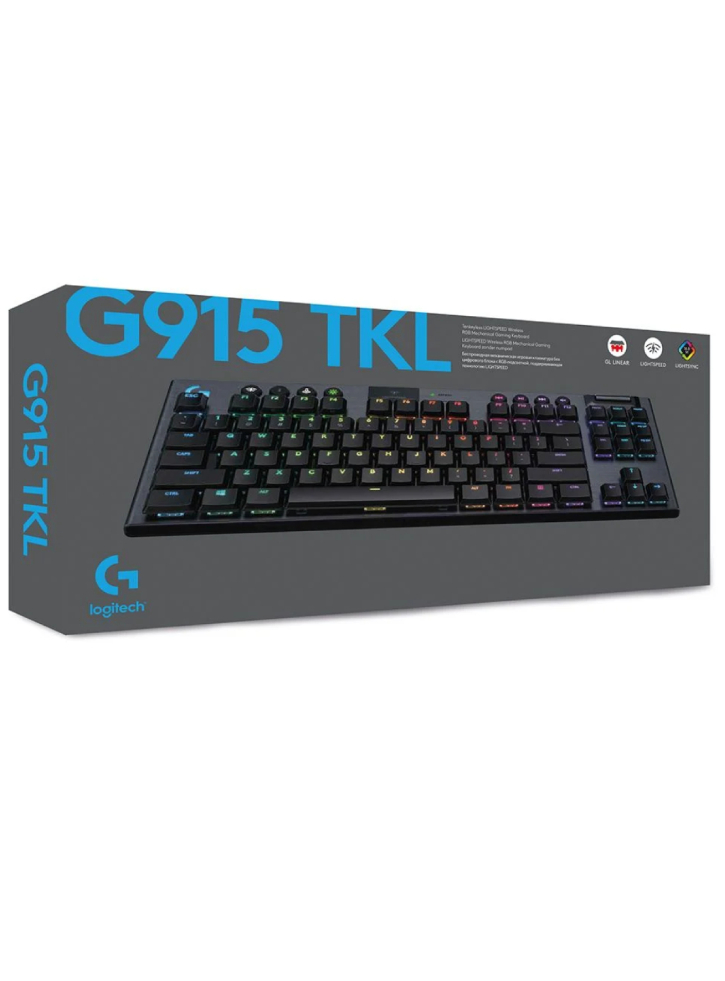 Tastatura Logitech G915 TKL Tenkeyless Linear Nordic Wireless