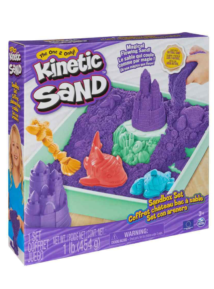 Set Kinetic Sand Sandbox Purple (20143456)