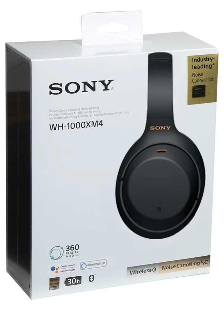 Casti Sony Wireless Black (WH-1000XM4)