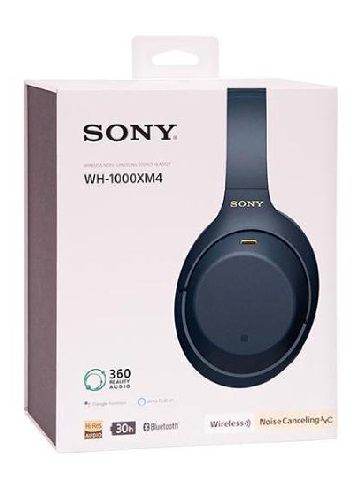 Casti Sony Wireless Blue (WH-1000XM4)