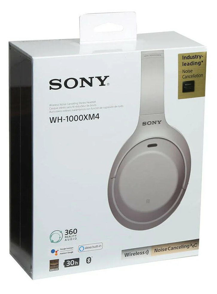 Casti Sony Wireless Silver (WH-1000XM4)