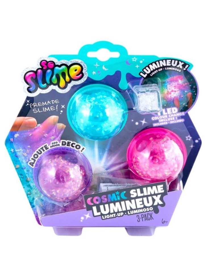 So Slime Light Up Cosmic Crunch 3 Pack (213)