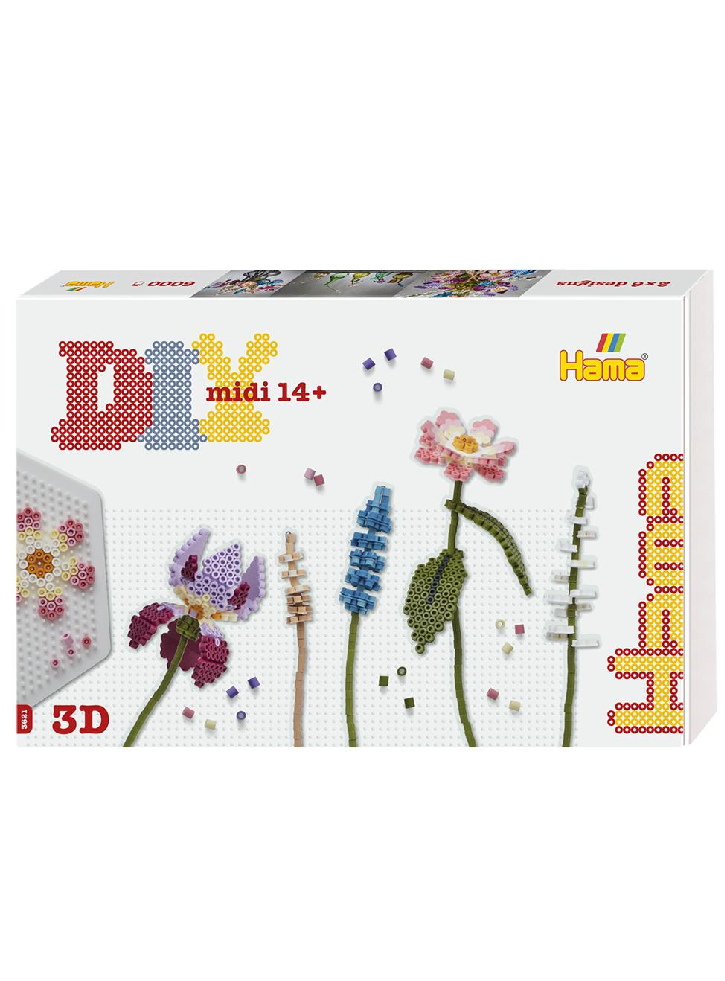 Set HAMA Midi Beads Art Bouquet 3621