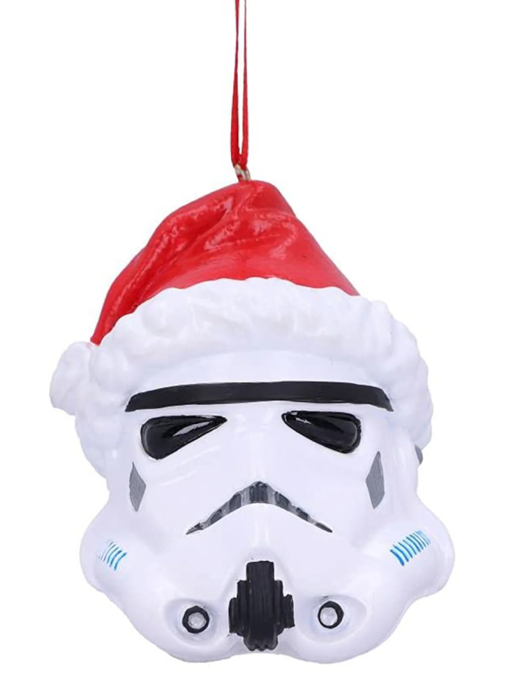 Stormtrooper Santa Hat Hanging 8.3cm