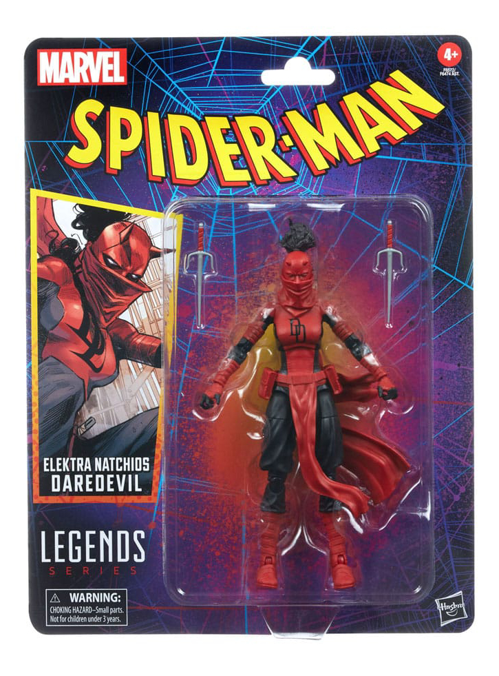 Marvel Legends Series Spider Man Elektra Natchios Daredevil 15cm