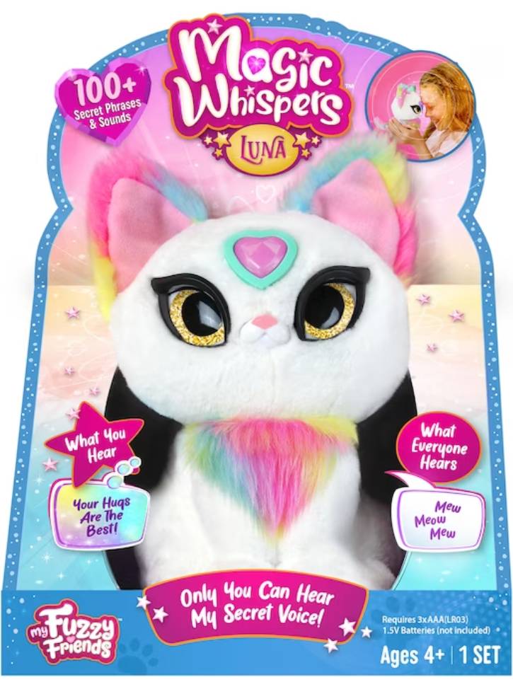 Plus My Fuzzy Friends Magic Whispers Kitty White (30432)