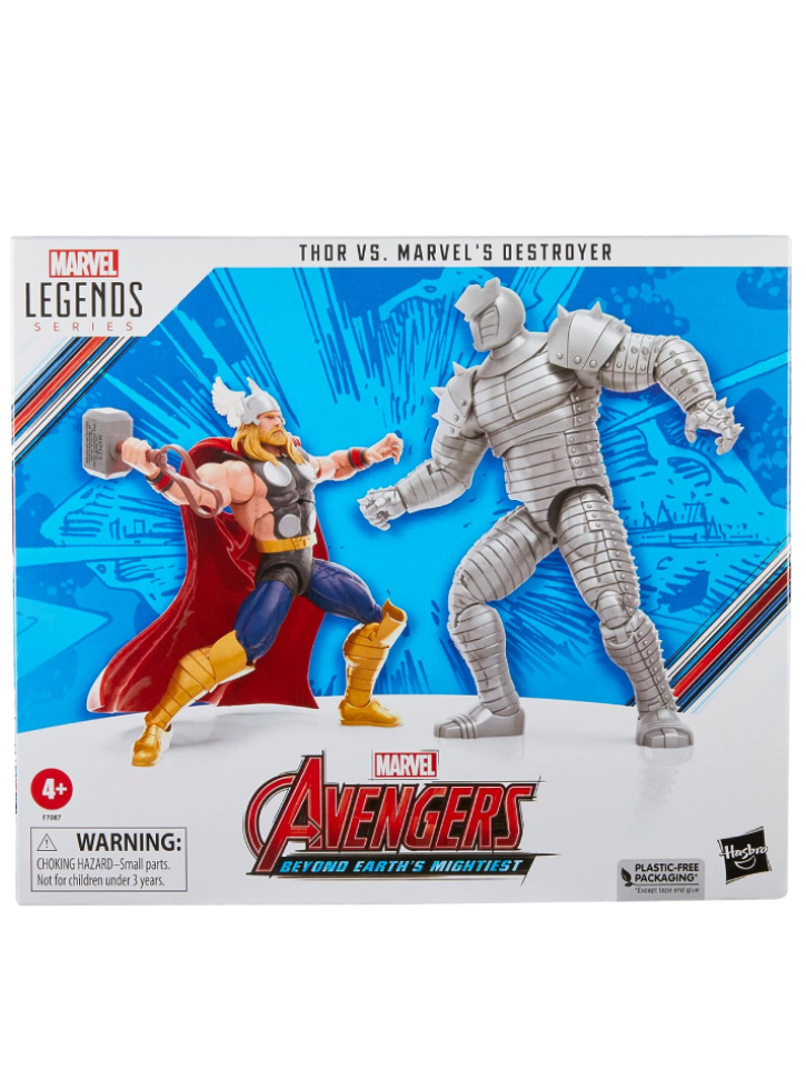 Avengers Legends Series Thor vs Marvel\'s Destroyer 60th Anniversary 15cm