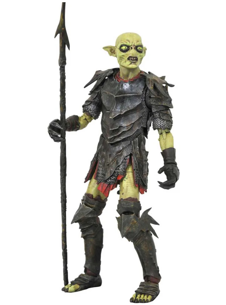 Diamond Deluxe Lord Of The Rings S3 Orc With Sauron Parts 13cm