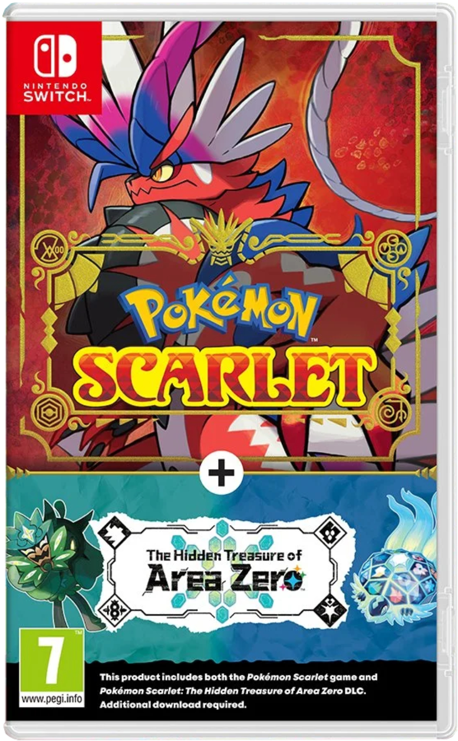 Pokemon Scarlet + Hidden Treasure of Area Zero DLC Нинтендо Суич