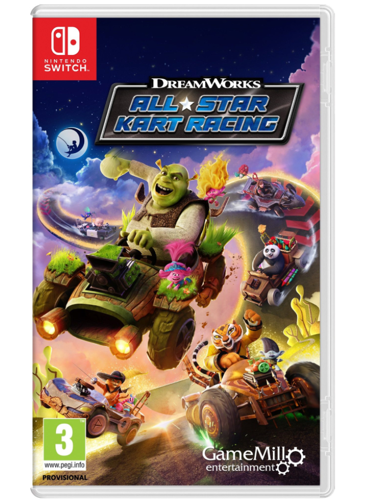 DreamWorks All Star Kart Racing Ninterndo Нинтендо Суич