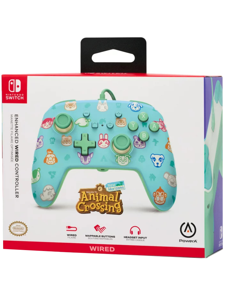 Controller PowerA Wired Animal Crossing - Nintendo Switch