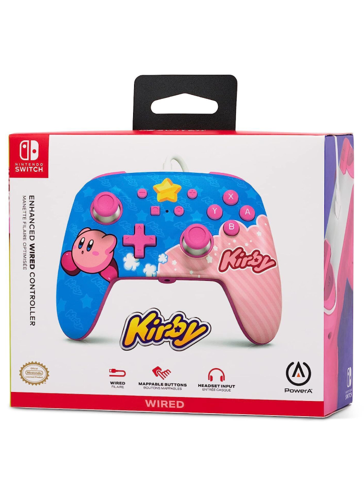 Controller PowerA Enh Wired Kirby - Nintendo Switch