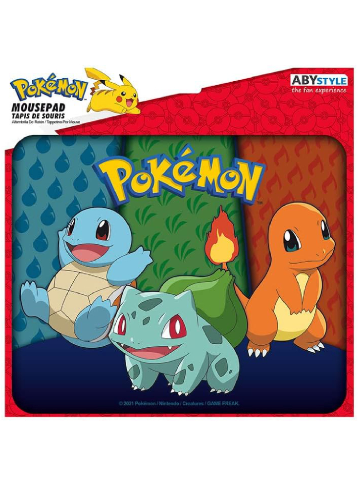 Mousepad Pokemon Flexible Starters Kanto