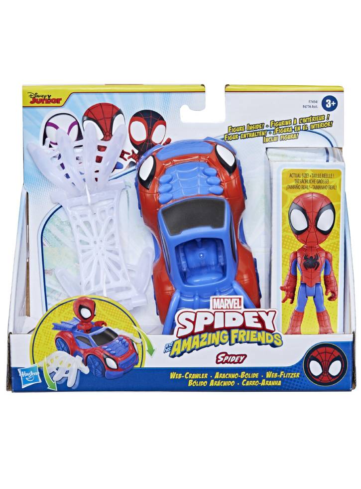 Masina Marvel Spidey and his Amazing Friends Spidey Web-Crawler (F7454)